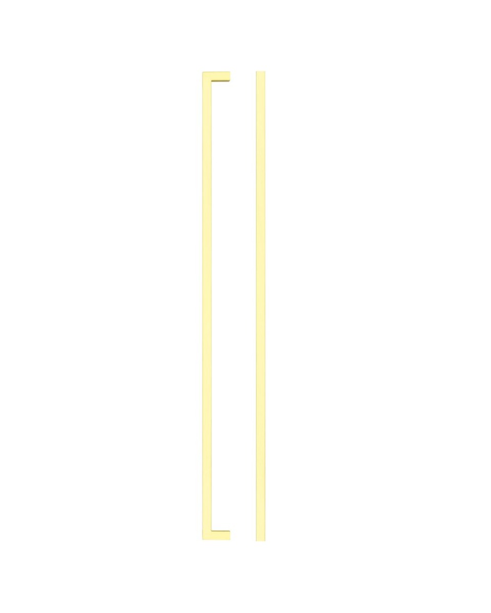 Zoo Hardware TDFPS-448-BG Square Block Cabinet handle 448mm CTC Brushed Gold Finish