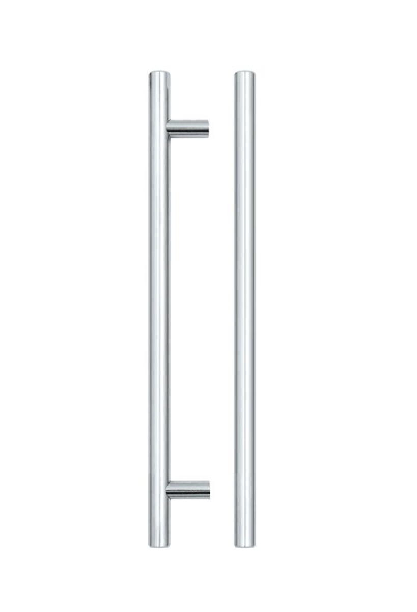 Zoo Hardware TDFPT-192-252CP T Bar Cabinet handle 192mm CTC, 252mm Total length Polished Chrome Finish