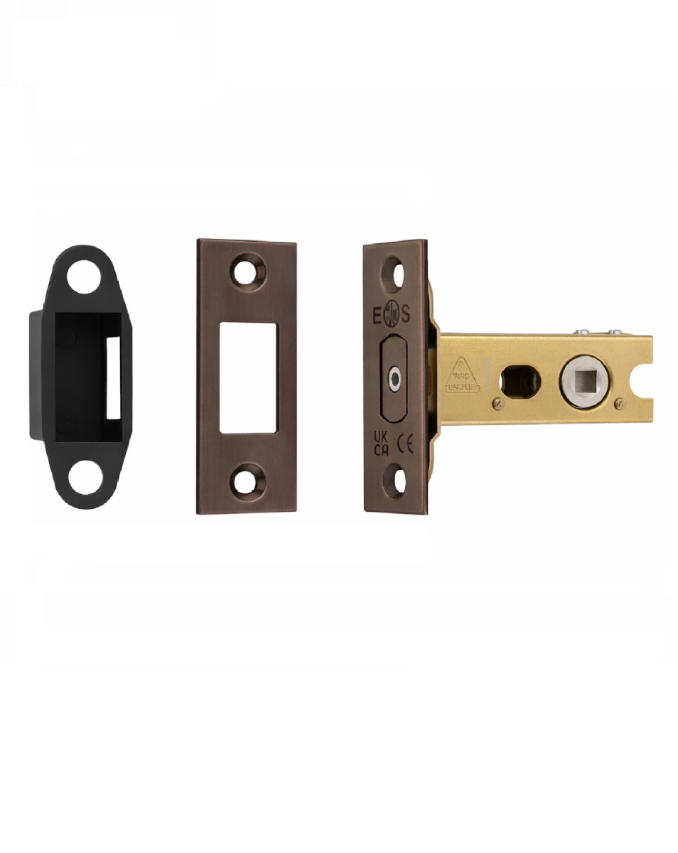 Heavy Duty Deadbolt 64mm - 5mm Follower - Square Matt Bronze TLD5025MBRZ Eurospec