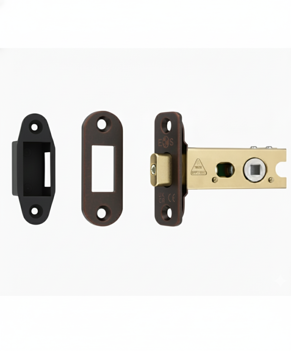 Heavy Duty Deadbolt 64mm - 5mm Follower - Radius Matt Bronze TLD5025MBRZ/R Eurospec