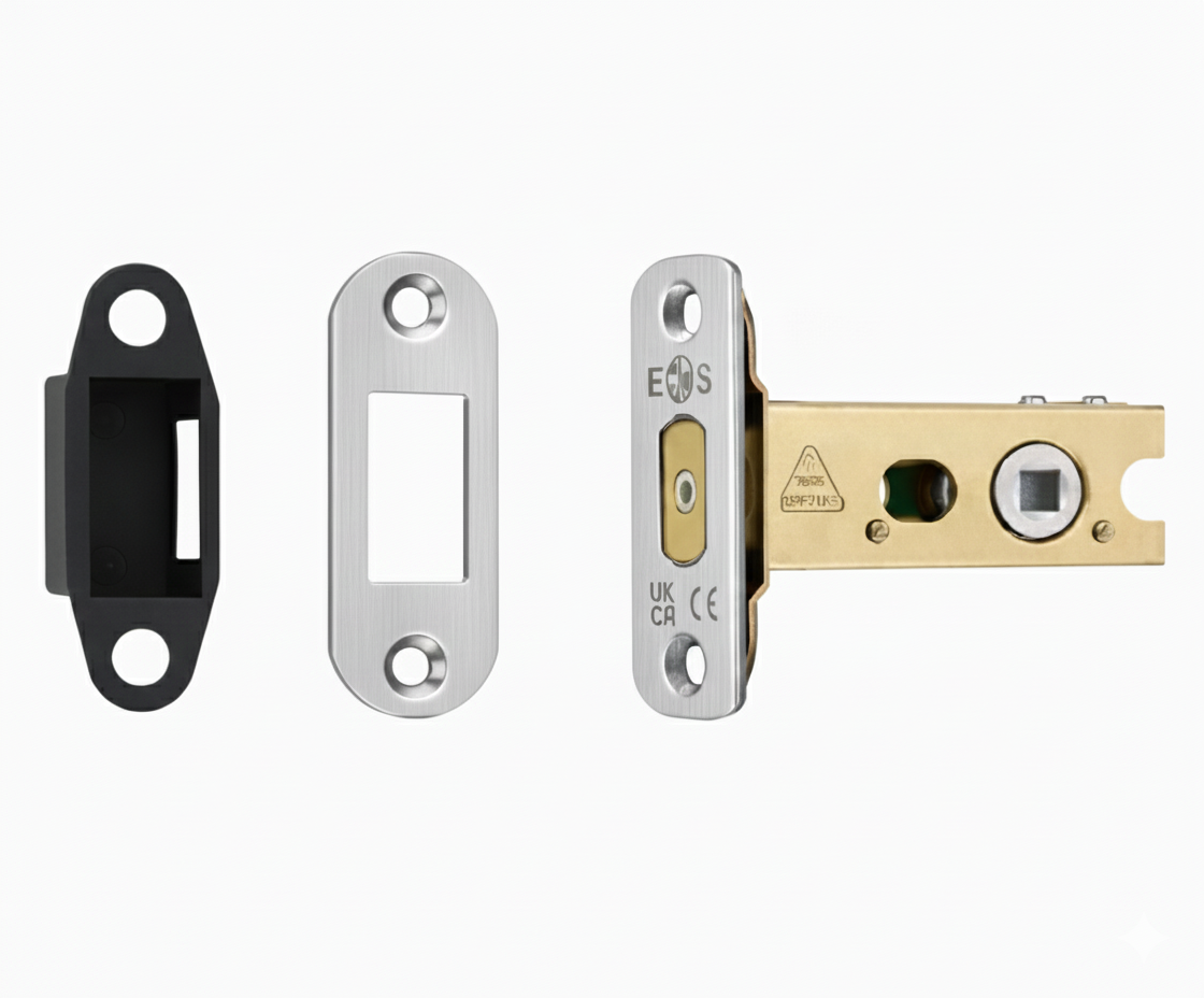 Heavy Duty Deadbolt 76mm - 5mm Follower - Radius Satin Stainless Steel TLD5030SSS/R Eurospec