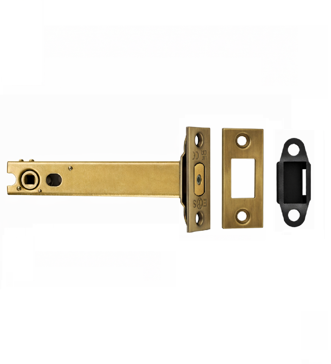 Heavy Duty Deadbolt 102mm - 5mm Follower - Square Antique Brass TLD5040AB Eurospec