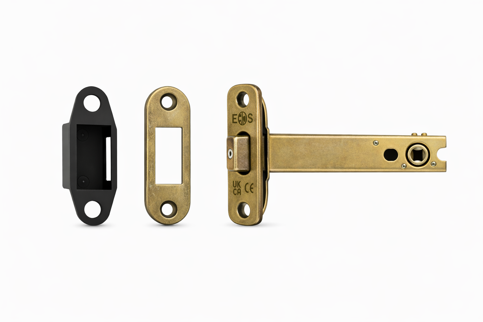 Heavy Duty Deadbolt 102mm - 5mm Follower - Radius Antique Brass TLD5040AB/R Eurospec