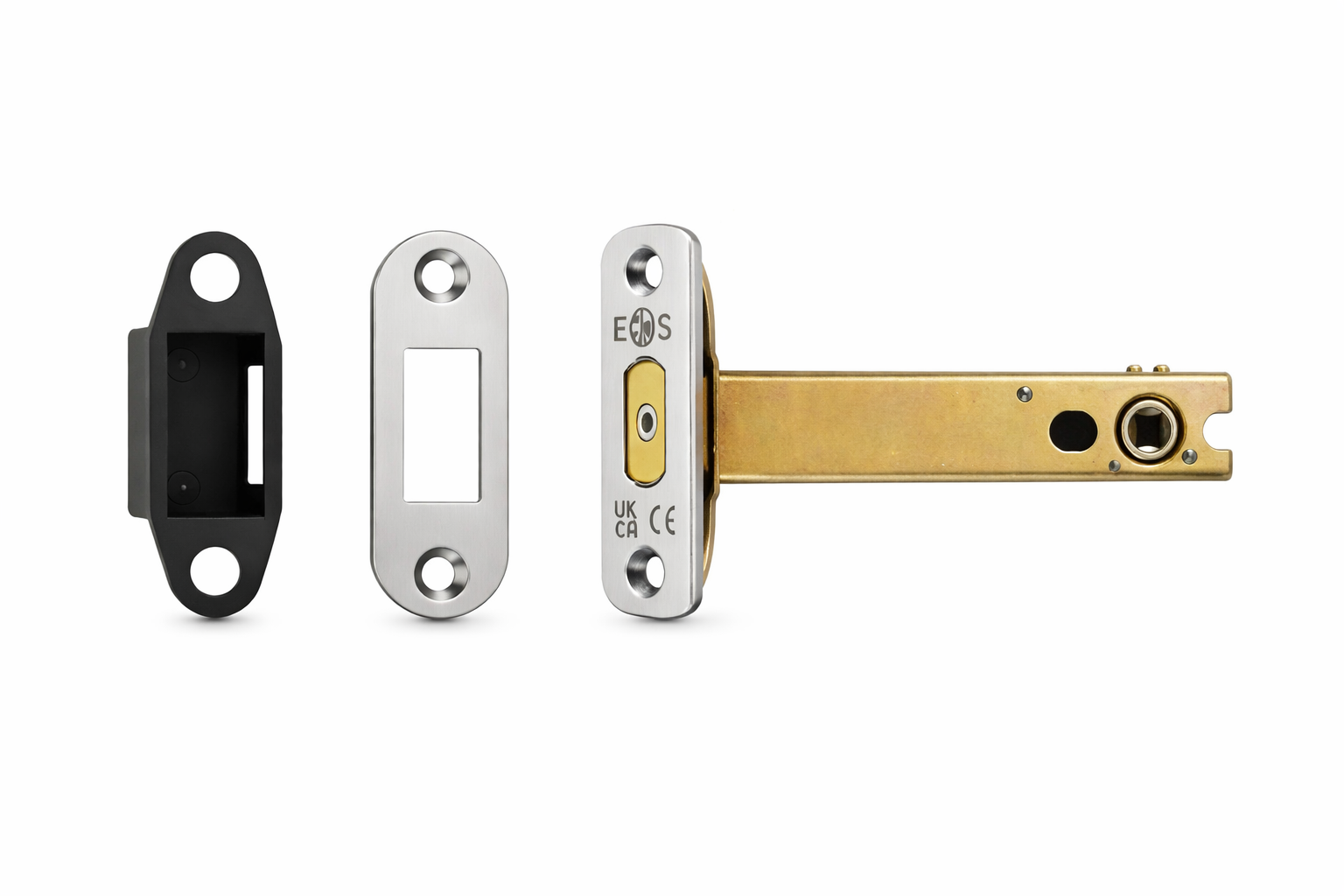 Heavy Duty Deadbolt 102mm - 5mm Follower - Radius Satin Stainless Steel TLD5040SSS/R Eurospec