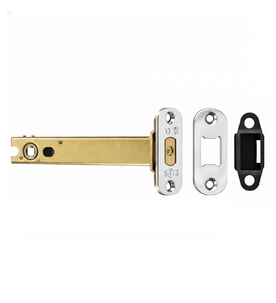 Heavy Duty Deadbolt 127mm - 5mm Follower - Radius Polished Stainless Steel TLD5050BSS/R Eurospec
