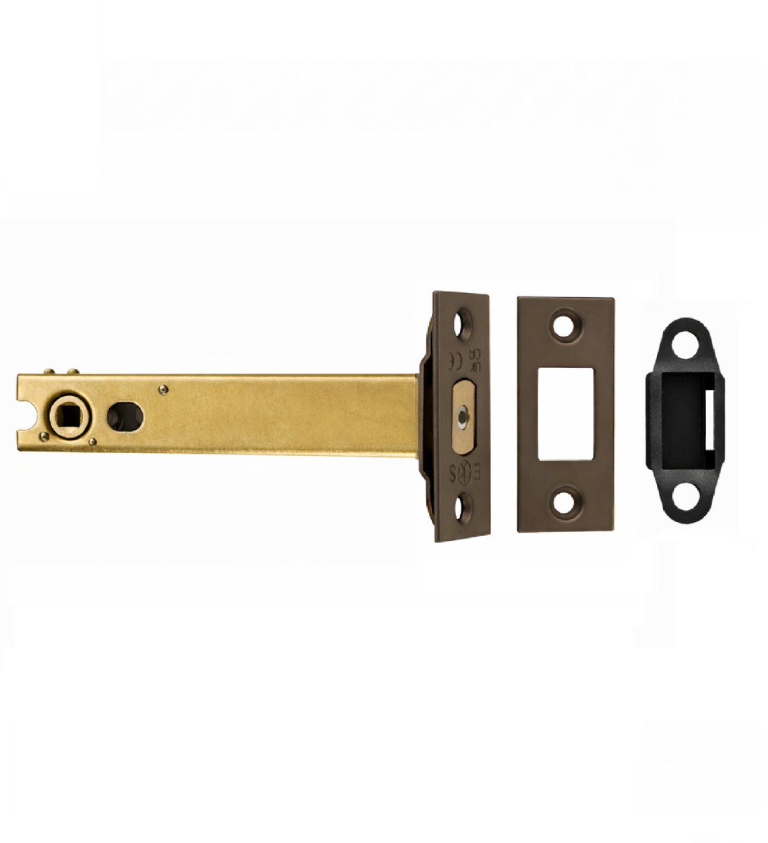 Heavy Duty Deadbolt 127mm - 5mm Follower - Square Matt Bronze TLD5050MBRZ Eurospec