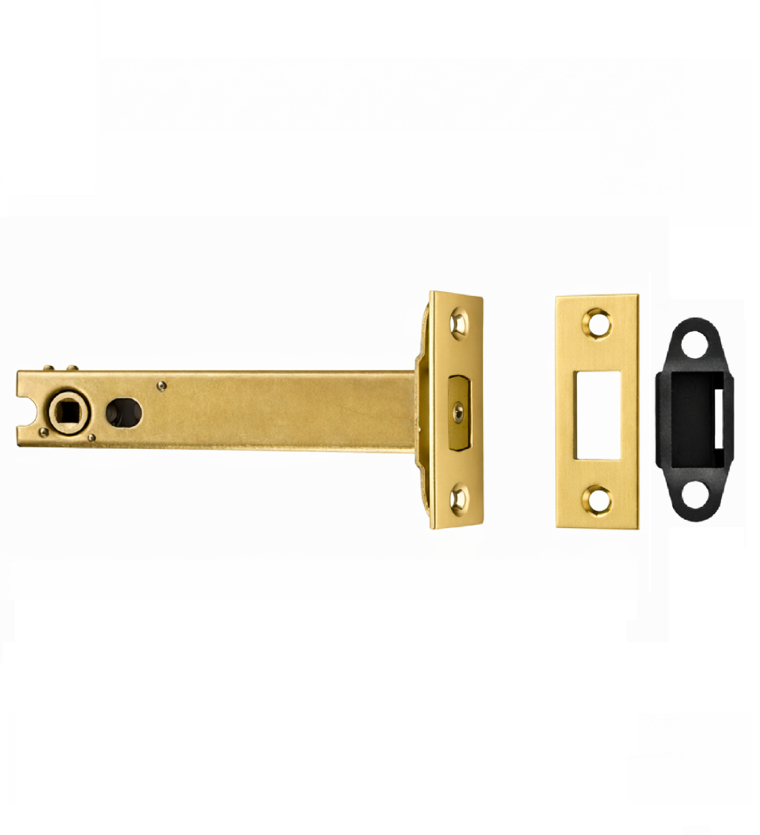 Heavy Duty Deadbolt 127mm - 5mm Follower - Square Satin Brass TLD5050SB Eurospec