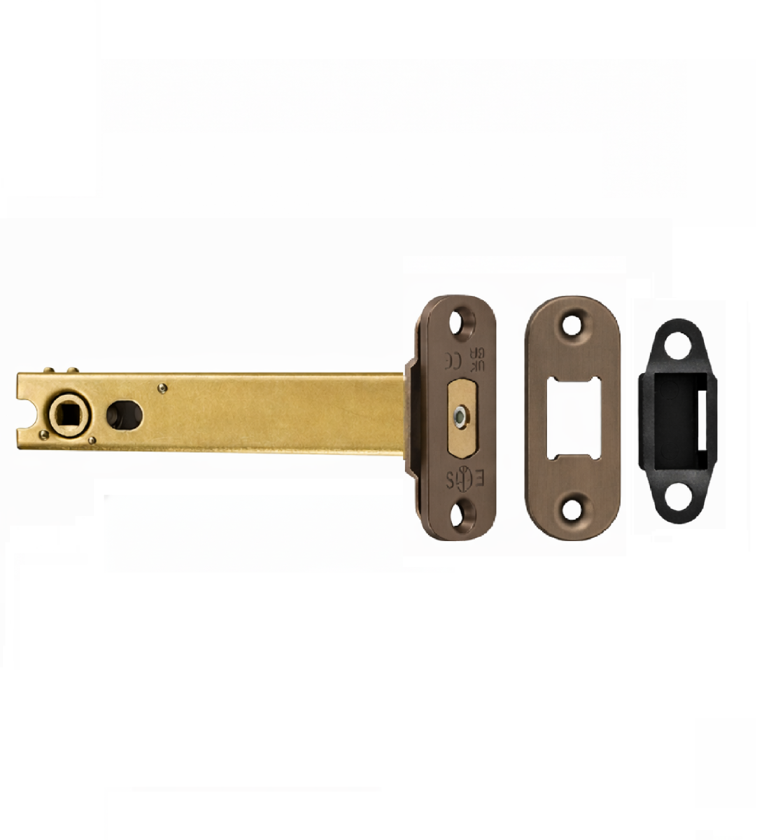 Heavy Duty Deadbolt 102mm - 8mm Follower - Radius Matt Bronze TLD5840MBRZ/R Eurospec