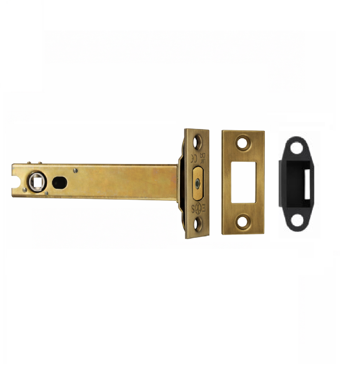 Heavy Duty Deadbolt 127mm - 8mm Follower - Square Antique Brass TLD5850AB Eurospec