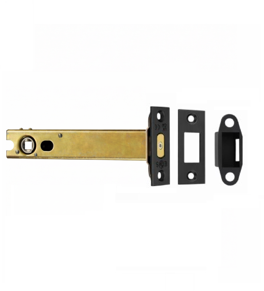Heavy Duty Deadbolt 127mm - 8mm Follower - Square Matt Black TLD5850MB Eurospec