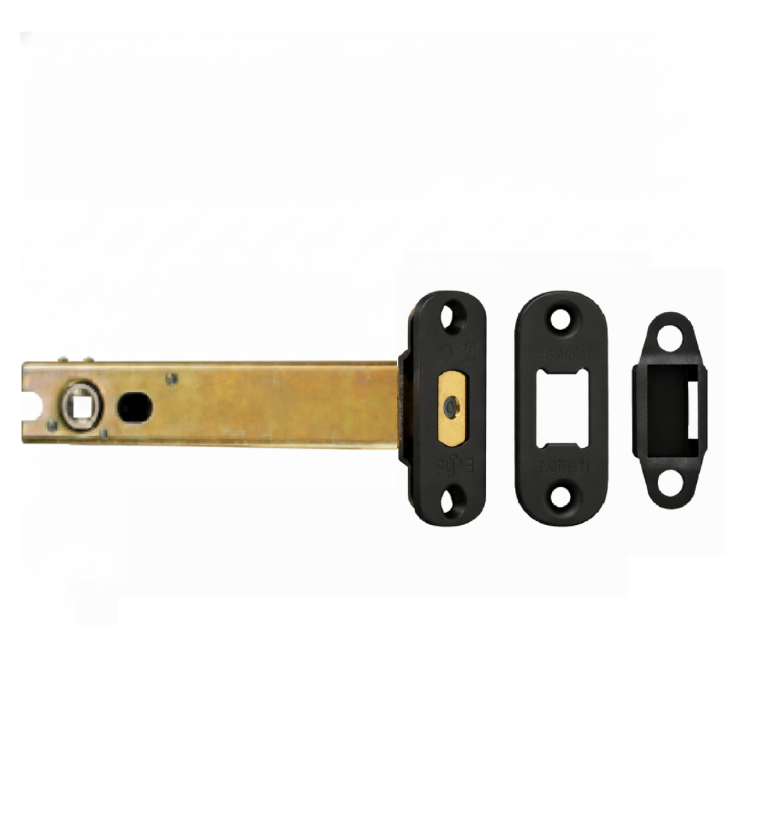 Heavy Duty Deadbolt 127mm - 8mm Follower - Radius Matt Black TLD5850MB/R Eurospec