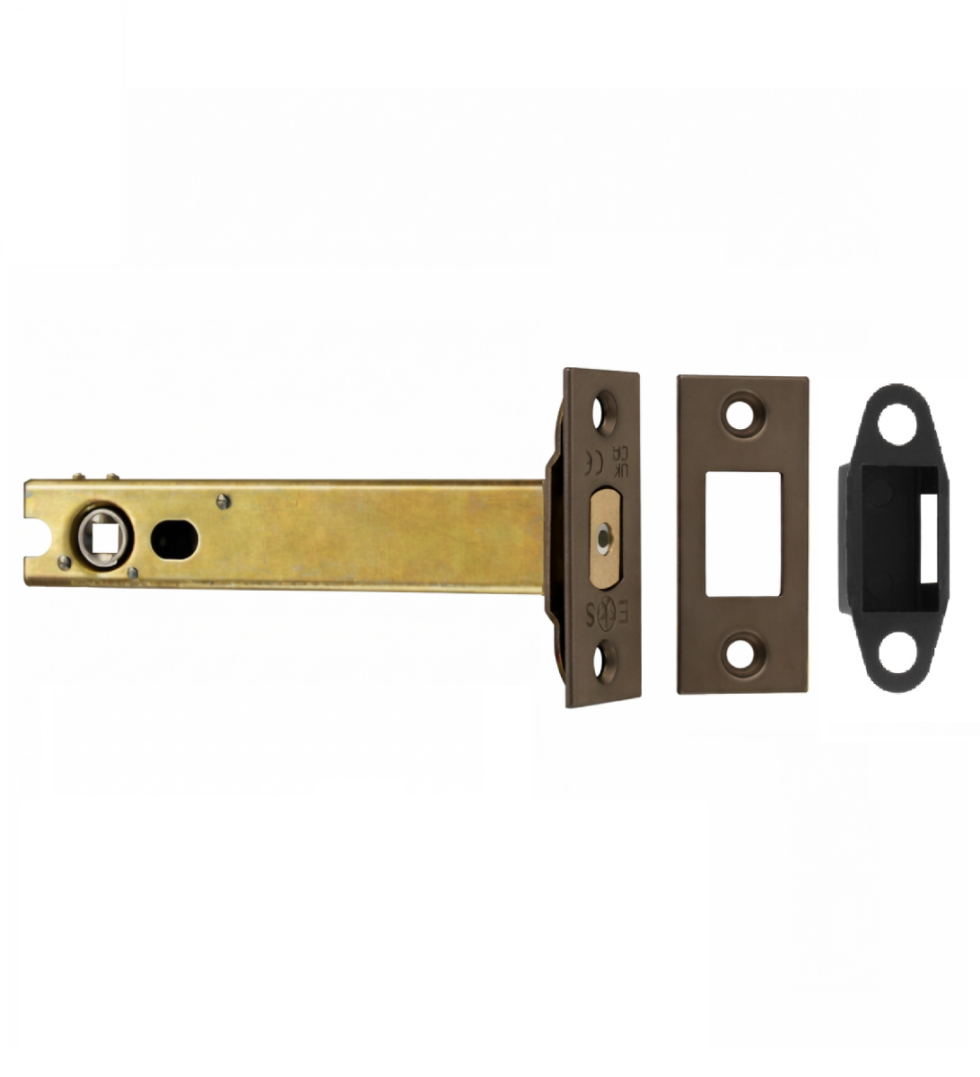 Heavy Duty Deadbolt 127mm - 8mm Follower - Square Matt Bronze TLD5850MBRZ Eurospec