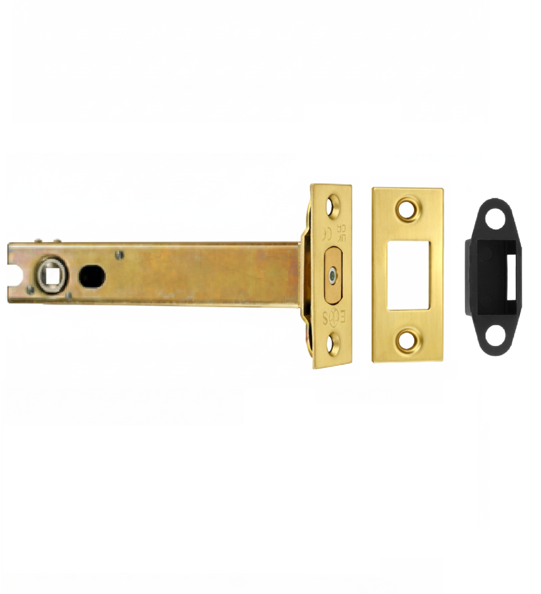 Heavy Duty Deadbolt 127mm - 8mm Follower - Square Stainless Brass TLD5850PVD Eurospec