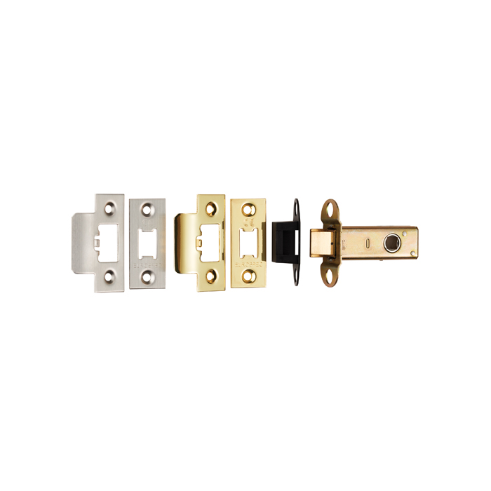 Eurospec TLS5025SSS Easi - T Heavy Sprung Tubular Latch 64mm Satin Stainless Steel