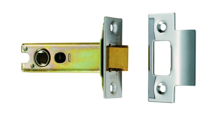 Eurospec TLS5030SSS Heavy Sprung Tubular Latch 3 Satin Stainless Steel