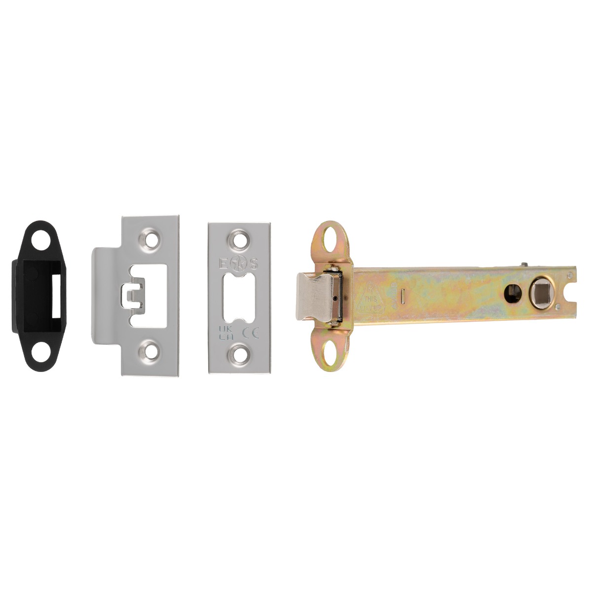 Eurospec TLS5050 Easi - T Heavy Sprung Tubular Latch 127mm Polished Stainless Steel