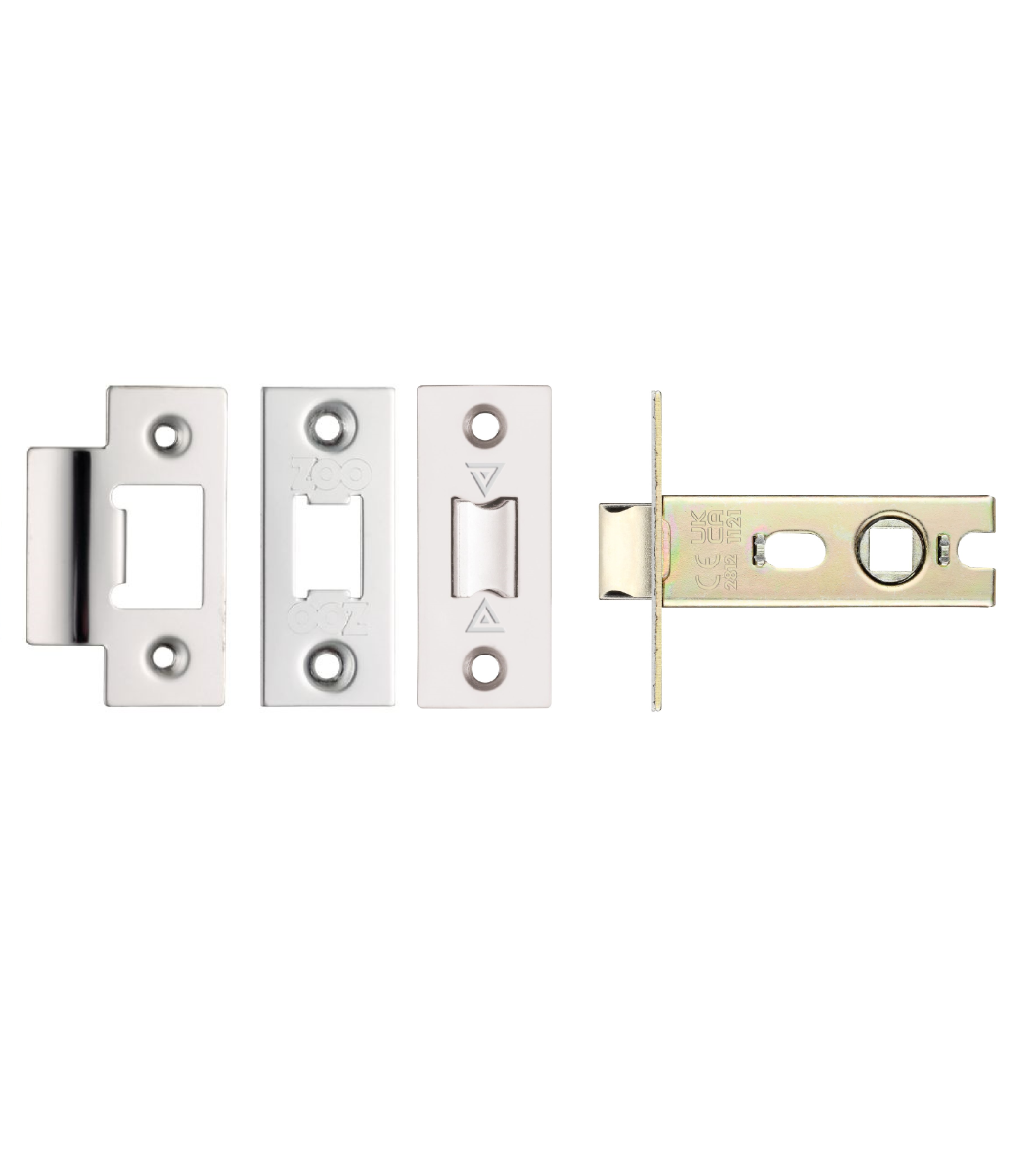 Zoo Hardware PRTL64FD-S-PSS Project Tubular Latch 64mm - UKCA/CE, Square Forend, Polished Stainless Steel