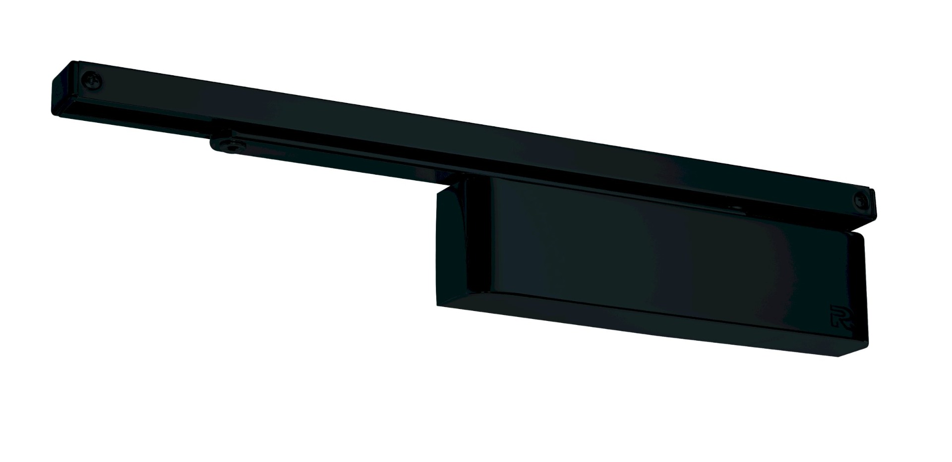 Rutland TS.11204 Door Closer EN 2-4 Cam Action Door Closer c/w Semi-radius cover & Slidearm Black