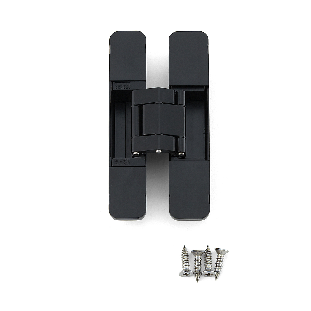 SUGASTSUNE HES3D-120BL 3-WAY ADJUSTABLE CONCEALED HINGE BLACK