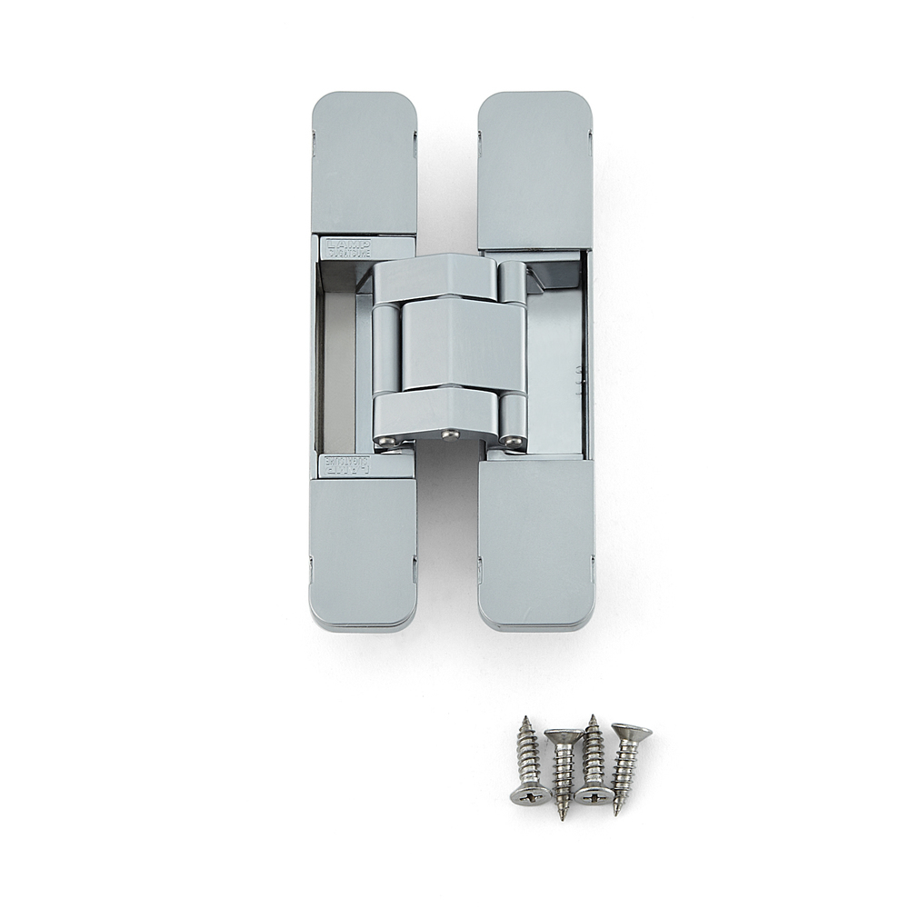 SUGASTSUNE HES3D-120DC 3-WAY ADJUSTABLE CONCEALED HINGE SATIN CHROME