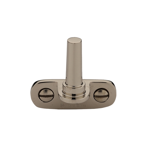 Heritage Brass Cranked Casement Stay Pin Polished Nickel Finish V1002-PNF