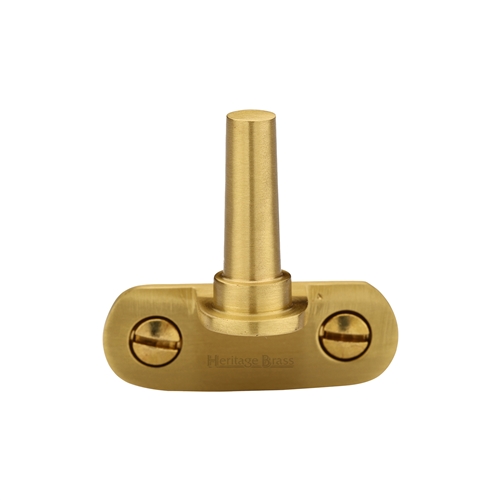 Heritage Brass Cranked Casement Stay Pin Satin Brass V1002-SB