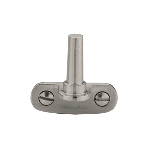 Heritage Brass Cranked Casement Stay Pin Satin Chrome V1002-SC