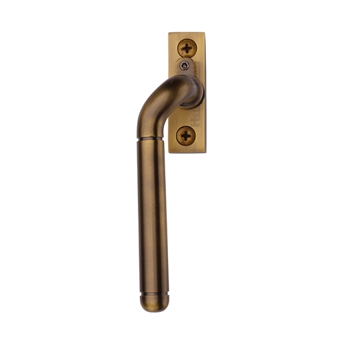 Heritage Brass Lockable Espagnolette Left Handed Antique Brass V1006L LH-AT