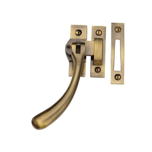 Window Fastener Lockable Antique Brass
