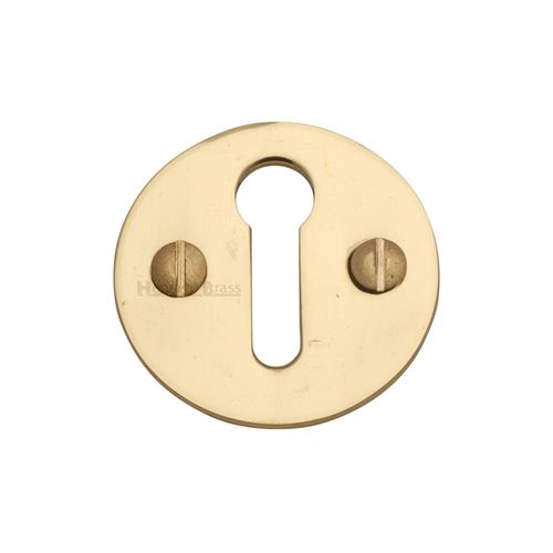 Heritage Brass V1010-PB Keyhole Escutcheon Polished Brass finish