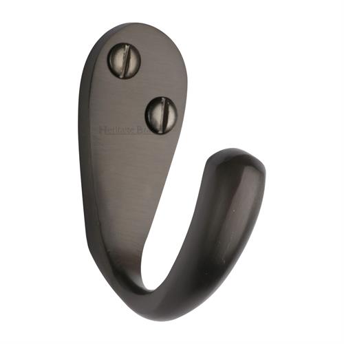 Heritage Brass V1040-MB Single Robe Hook Matt Bronze finish