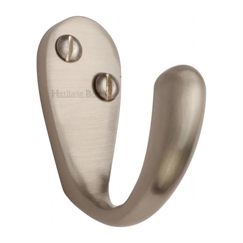 Heritage Brass V1040-SN Single Robe Hook Satin Nickel finish