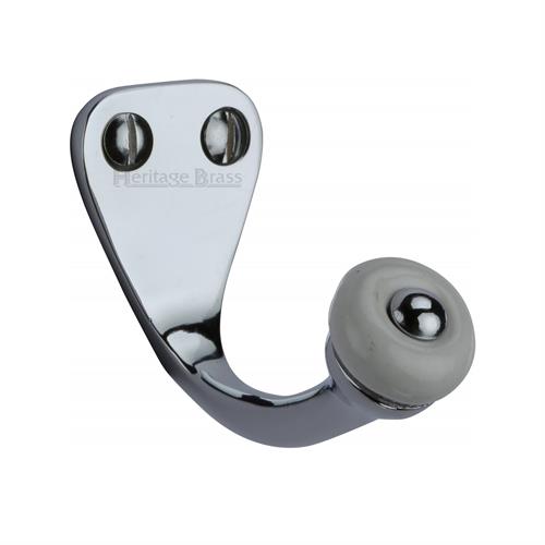 Heritage Brass V1044-PC Single Robe Hook Polished Chrome finish