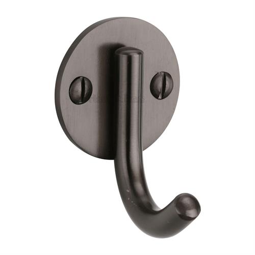 Heritage Brass V1064-MB Single Robe Hook Matt Bronze Finish