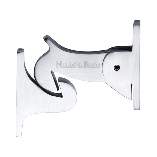 Heritage Brass V1074-SC Door Holder Gravity Design Satin Chrome Finish