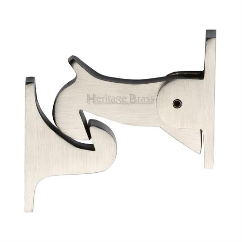 Heritage Brass V1074-SN Door Holder Gravity Design Satin Nickel Finish