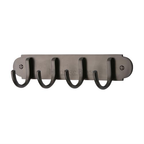 Heritage Brass V1079-MB Coat Hooks on Plate Matt Bronze Finish