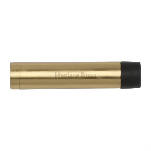 Heritage Brass V1081 64-SB Cylindrical Door Stop Without Rose 64mm Satin Brass Finish