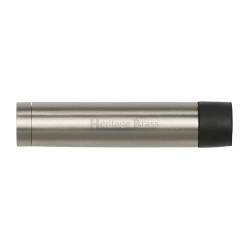 Heritage Brass V1081 64-SN Cylindrical Door Stop Without Rose 64mm Satin Nickel Finish