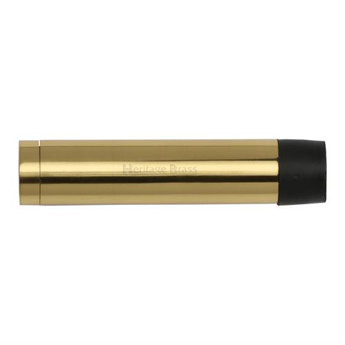 Heritage Brass V1081 76-PB Cylindrical Door Stop Without Rose 76mm Polished Brass Finish