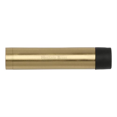 Heritage Brass V1081 76-SB Cylindrical Door Stop Without Rose 76mm Satin Brass Finish