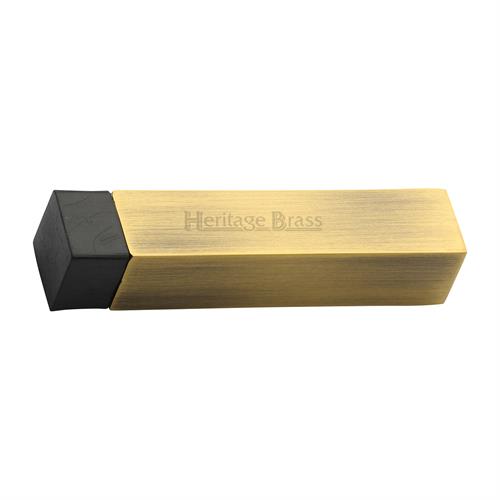 Heritage Brass V1084-AT Door Stop Square Wall Mounted Design Antique Finish