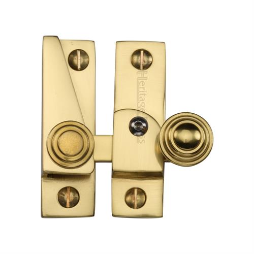 Heritage Brass V1104L-PB Sash Fastener Lockable Polished Brass Finish