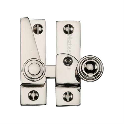 Heritage Brass V1104L-PNF Sash Fastener Lockable Polished Nickel Finish