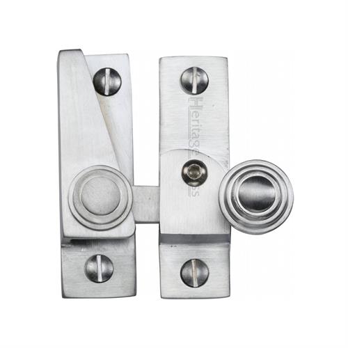 Heritage Brass V1104L-SC Sash Fastener Lockable Satin Chrome Finish