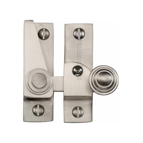 Heritage Brass V1104L-SN Sash Fastener Lockable Satin Nickel Finish