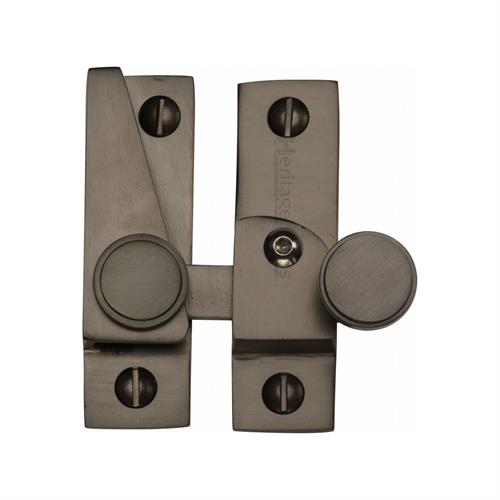Heritage Brass V1106L-MB Sash Fastener Lockable Matt Bronze Finish