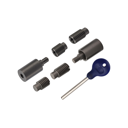 Heritage Brass Sash Window Stop (pair) with key Matt Bronze V1108-MB