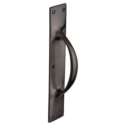 Heritage Brass V1155-MB Door Pull Handle on Plate Matt Bronze finish