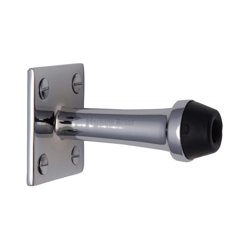 Heritage Brass V1190 76-PC Wall Mounted Door Stop 3 Polished Chrome finish